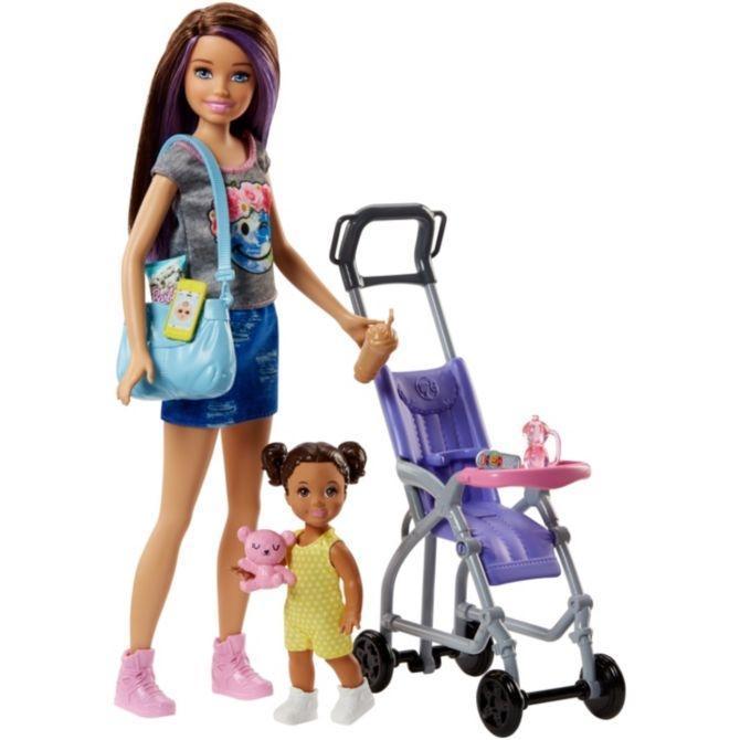 Barbie Skipper Baby-sitter Et Sa Poussette