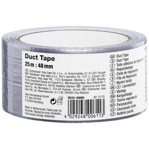 Basic Toile 25mx48mm Gris Tesa Sas 08351-00000-00