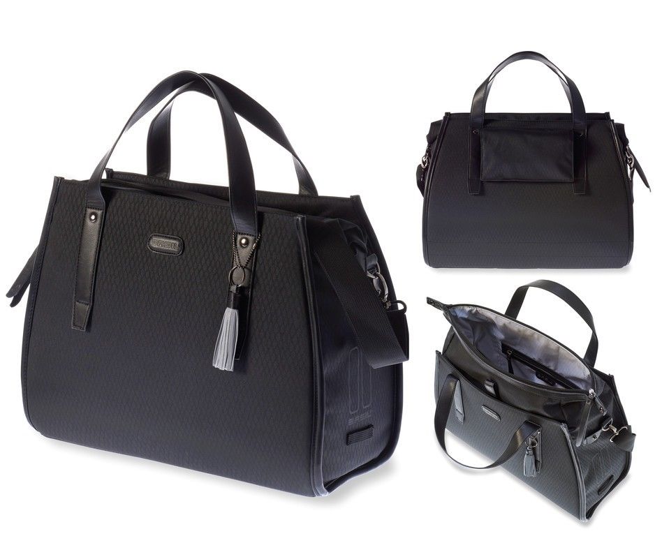 Basil Noir Business - Sac Porte-bagages - 17l Noir