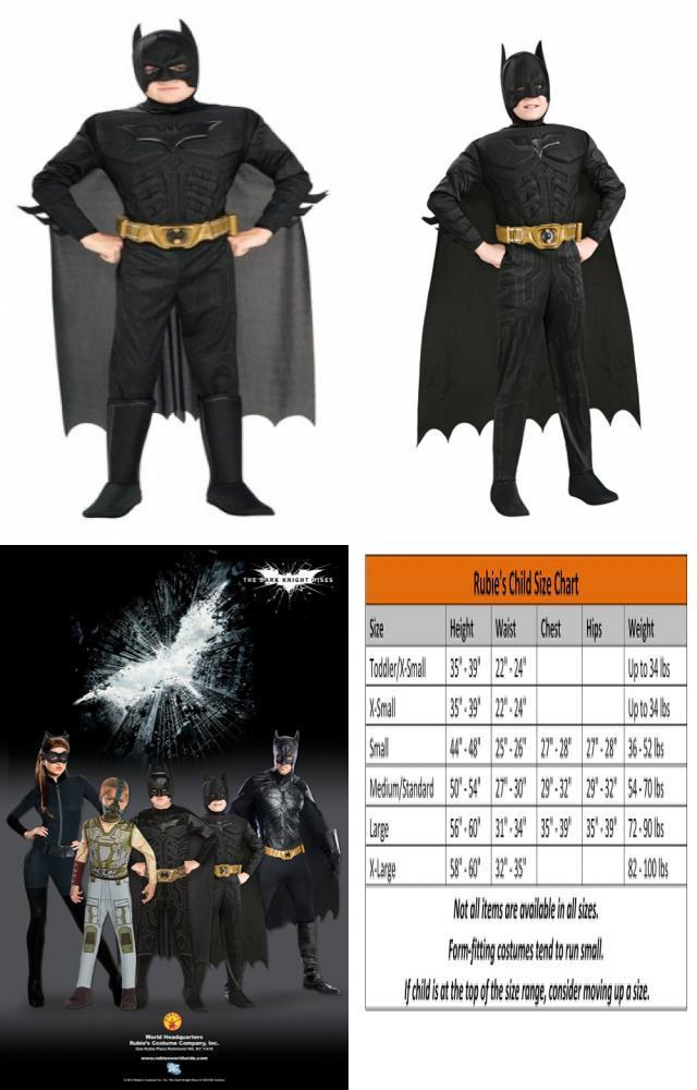 Deguisement luxe 3D Batman garcon 3 a 4 ans (90 a 104 cm)