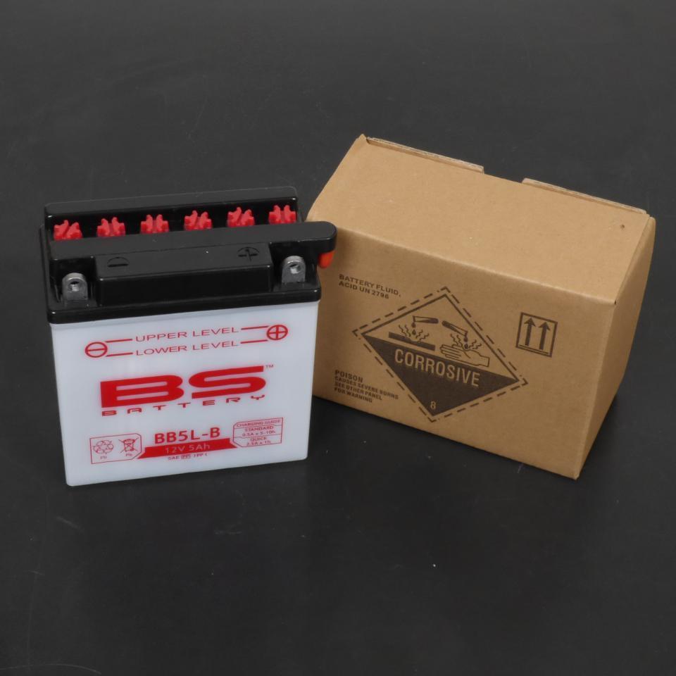 Batterie Moto Avec Pack Acide Bs Battery Bb5l B Blancnoirrouge Tu