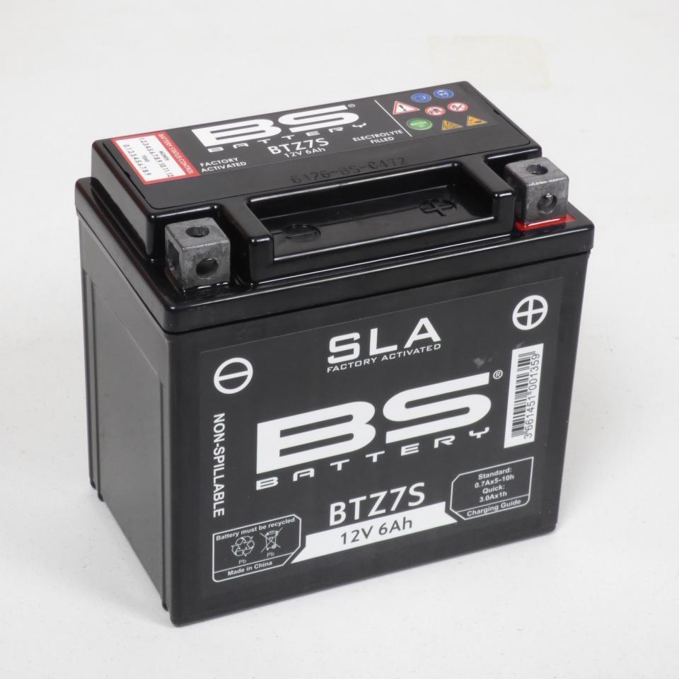 Bs Battery Batterie Moto 12v Sans Entretien Activee Usine Btz7s Sla 6ah L70mm W113mm H105mm