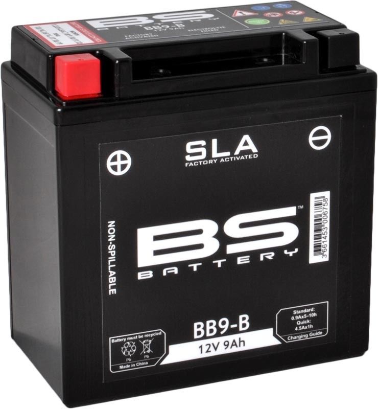 Batterie Bs Bb9-b Sans Entretien Activee Usine