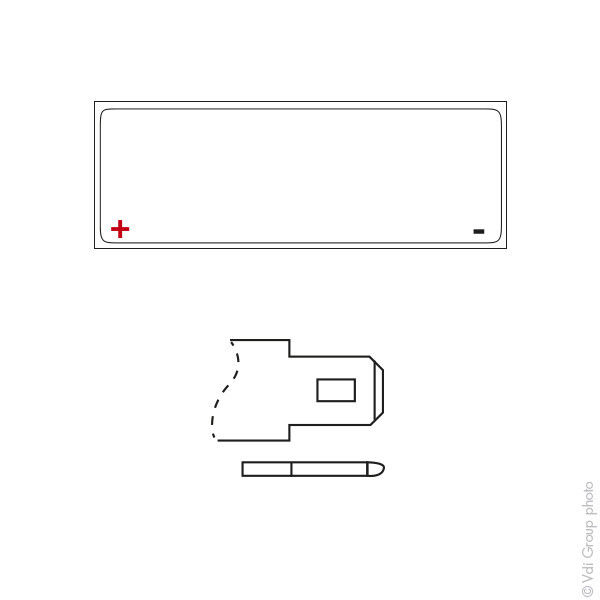 Batterie plomb AGM NX 2.2-12 General Purpose 12V 2.2Ah F4.8