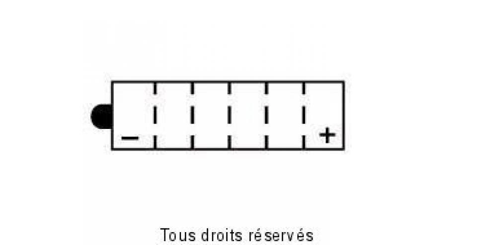 Yuasa 12n14-3a Batterie Sans Pack Acide Taille :