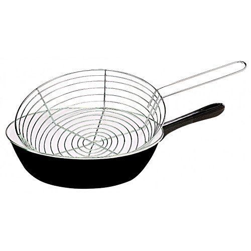 Poele a friture 26 cm avec panier egouttoir