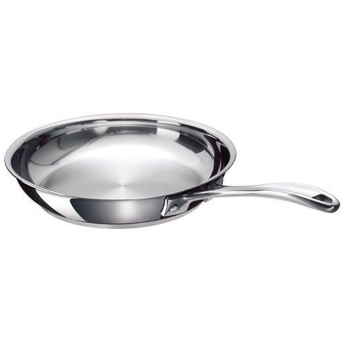 Poele A Frire Chef En Inox Non Revetu D 28 Cm Lisse Sans Couvercle