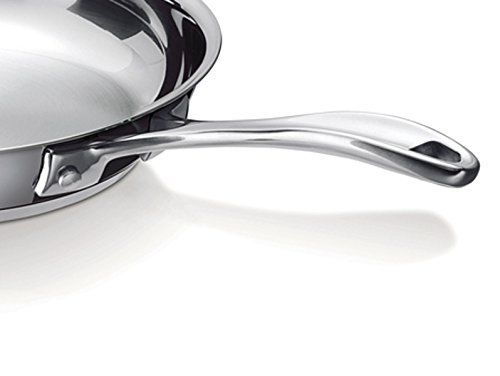 Poele A Frire Chef En Inox Non Revetu D 28 Cm Lisse Sans Couvercle