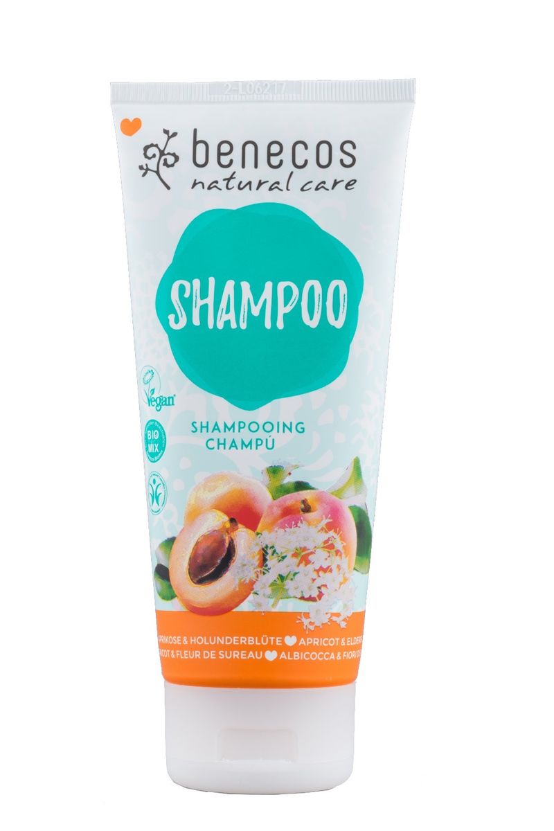 Benecos Shampooing Abricot & Fleur de Sureau 200ml
