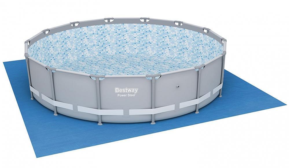 Bestway Flowclear Tapis De Sol Carre Pour Piscine Hors Sol 488 X 488 Cm 58003