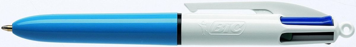 Bic 4 Couleurs Stylos-bille Retractables A Pointe Moyenne (10 Mm) - Pot A Stylos De 6