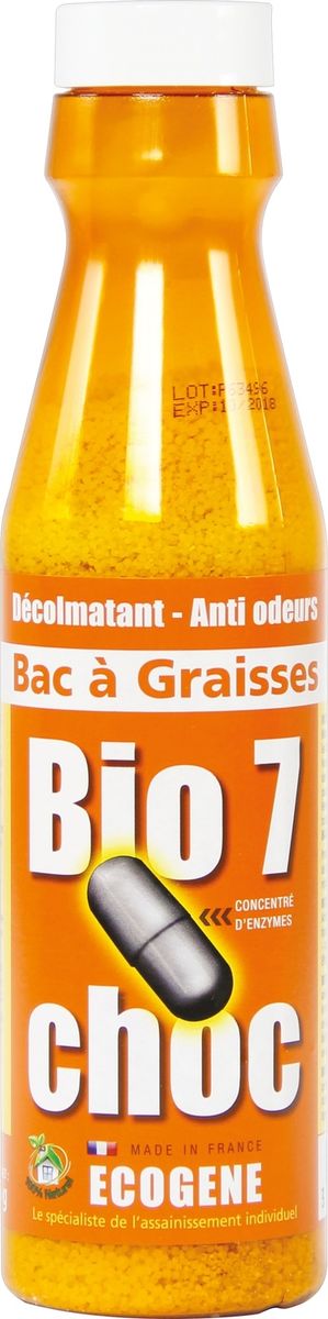 Bio 7G choc bac a graisse Ecogene - Flacon 375 g