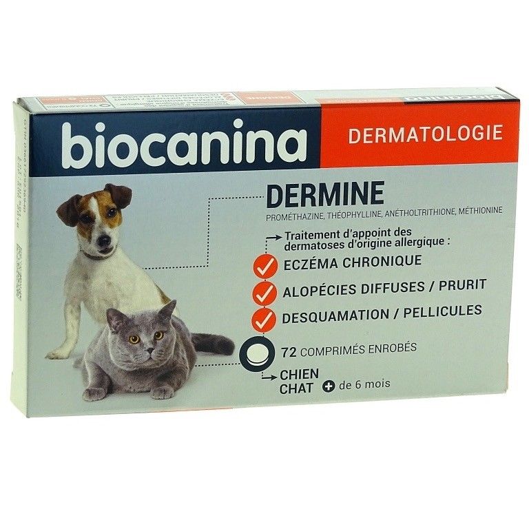 Biocanina Dermine 72 comprimes
