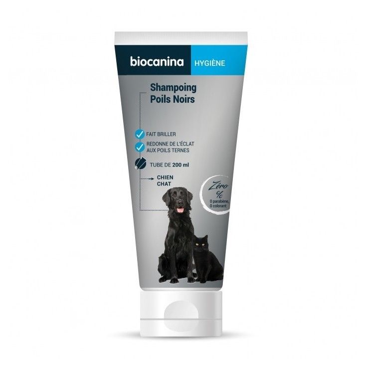 Biocanina Shampooing Poils Noirs Chien et Chat 200ml