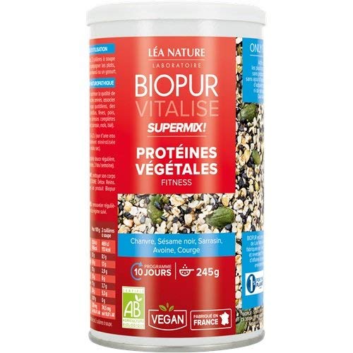 Biopur Vitalise Supermix Proteines Vegetales Fitness 245g