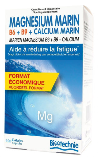 Magnesium Marin B6 100 Gelules
