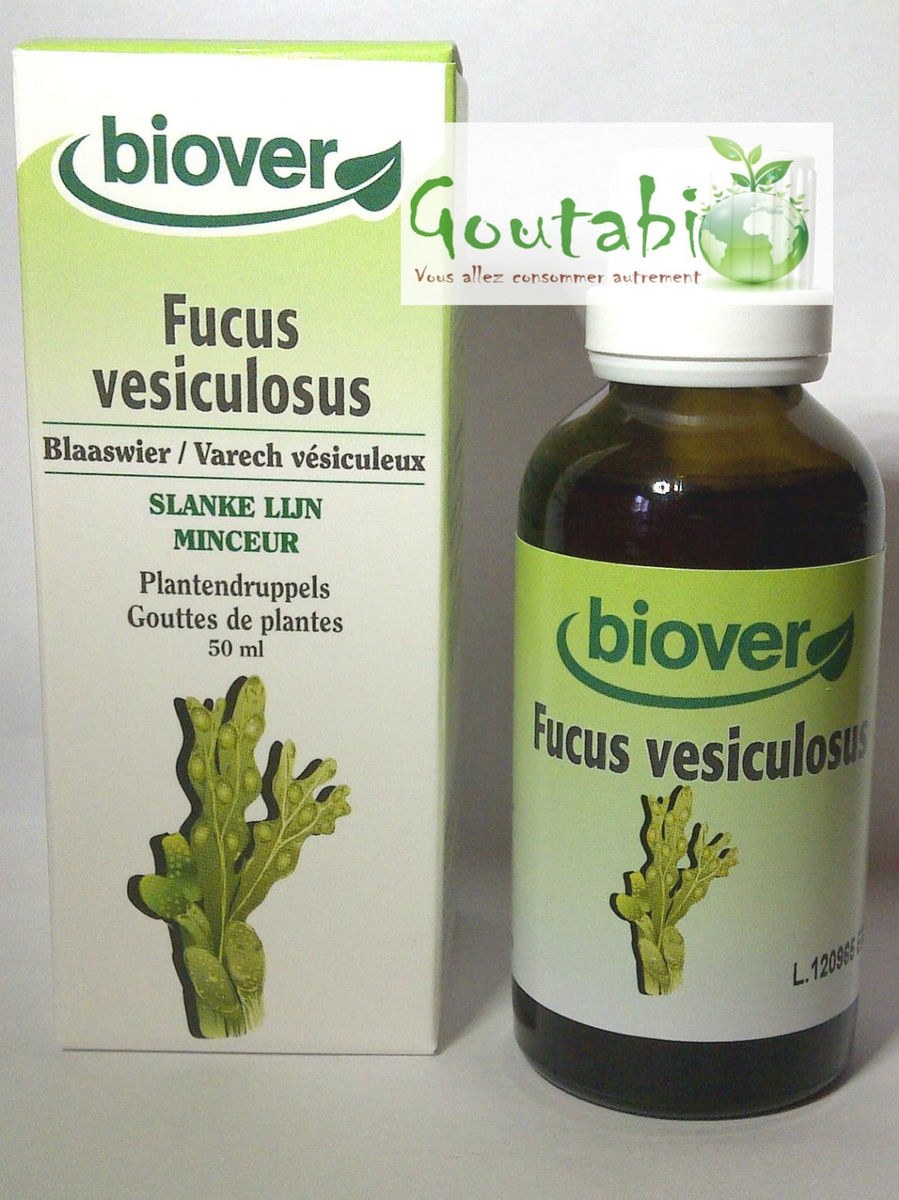 Biover Varech Vesiculeux - Fucus Vesiculosus Teinture 50ml