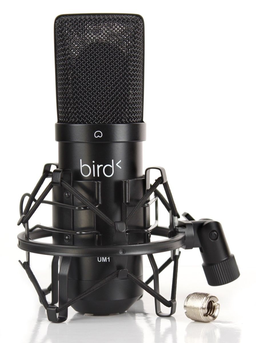 Microphone Usb Woodbrass Um1 Cardioide Noir Enregistrement Home Studio