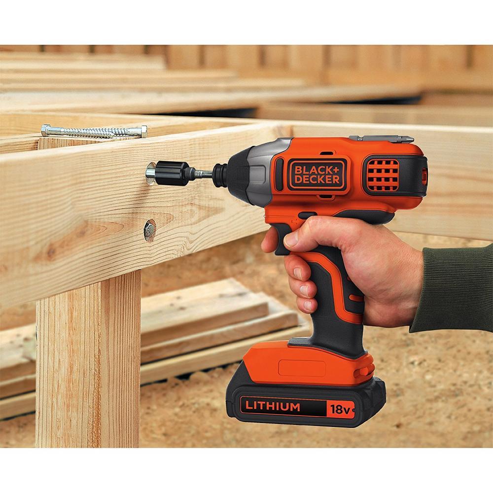 Visseuse A Impact Sans-fil Black+decker Bdcim18n-xj 18v - Performante Et Legere