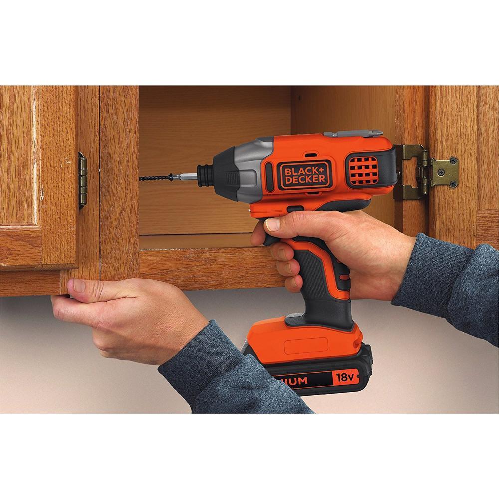 Visseuse A Impact Sans-fil Black+decker Bdcim18n-xj 18v - Performante Et Legere