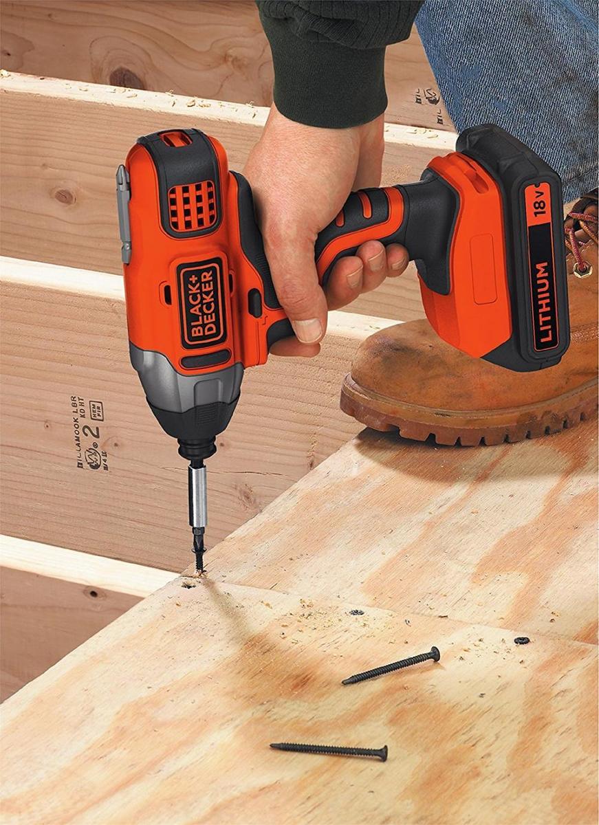 Visseuse A Impact Sans-fil Black+decker Bdcim18n-xj 18v - Performante Et Legere