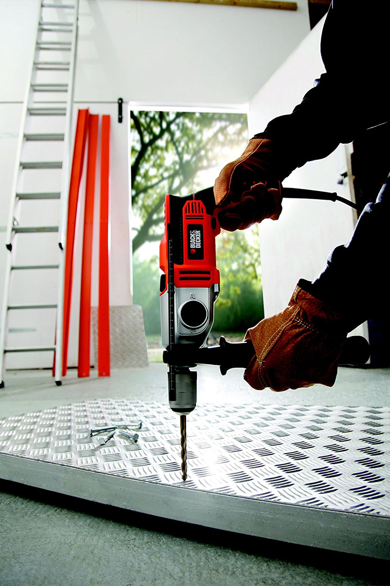 Black Decker Kr911k Perceuse A Percussion Filaire 910 W