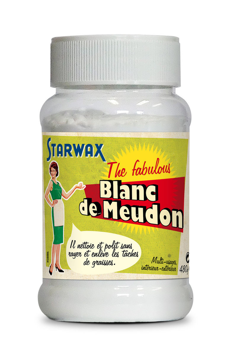 Starwax Fabulous Blanc De Meudon - 480g - Ideal Pour Nettoyer L'argenterie 