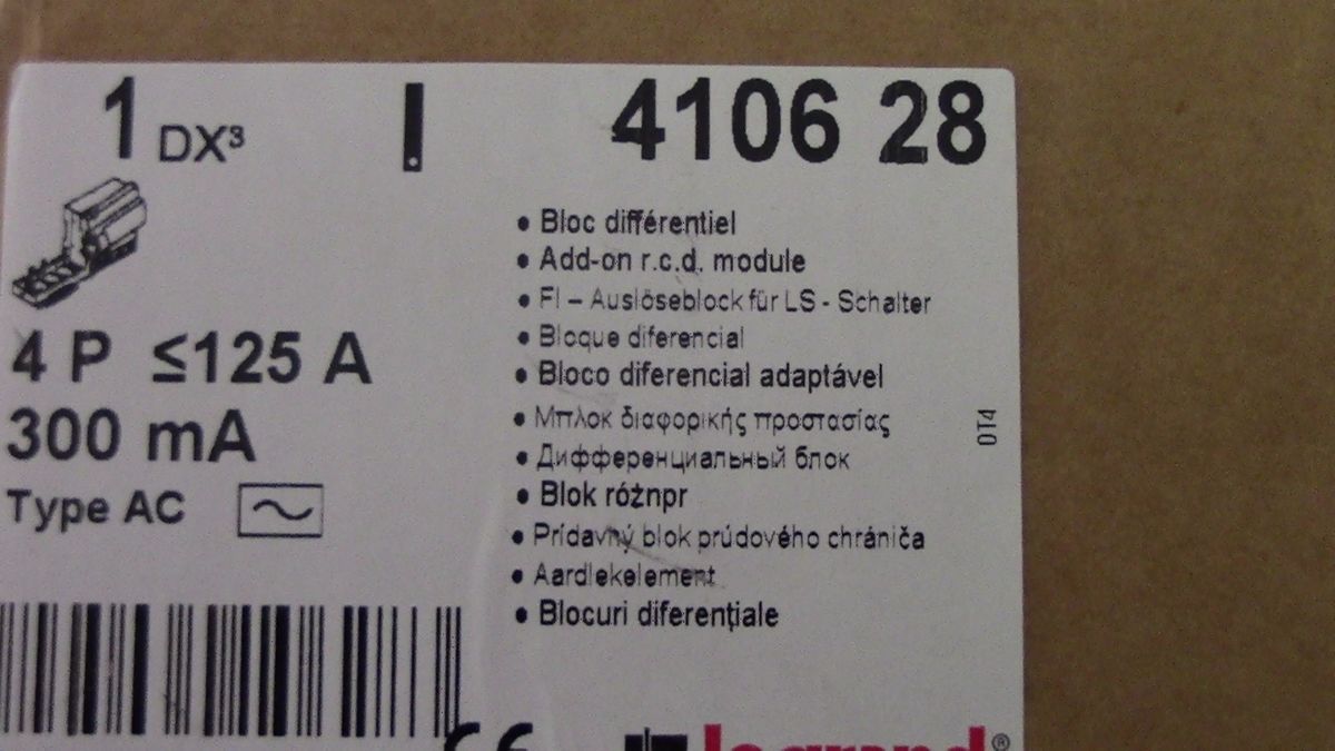 Bloc Differentiel Adaptable Dx3 4p 400v ...