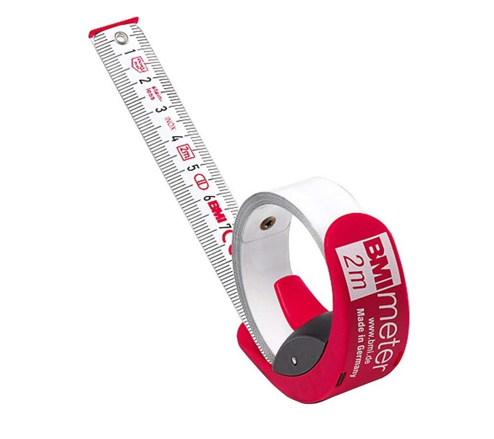 Metre A Ruban - Bmi - 429341020 - Acier Inoxydable - 3 M - Blanc Laque