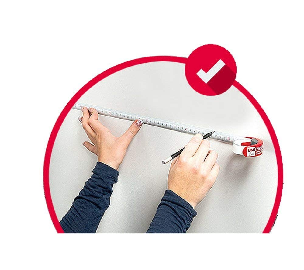 Metre A Ruban - Bmi - 429341020 - Acier Inoxydable - 3 M - Blanc Laque