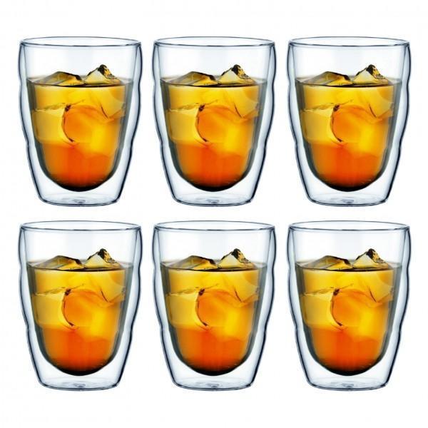 Bodum 6 Verres Double Paroi Pilatus 25cl 10484-10-12 - Bodum