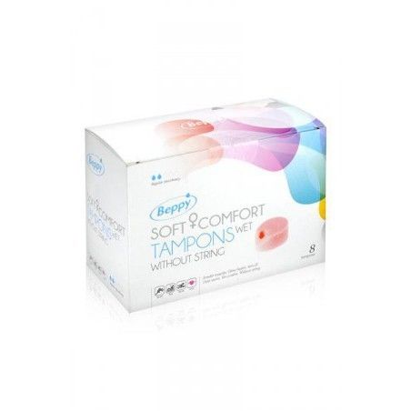 Beppy Soft Comfort Tampons Wet Boîte De 8 Blanc