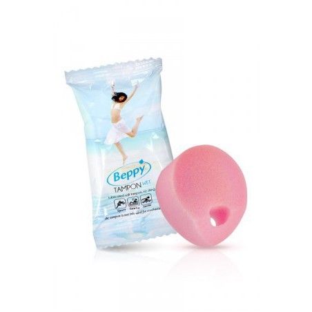 Beppy Éponges Menstruelles Soft + Comfort Wet Tampons Boîte De 8