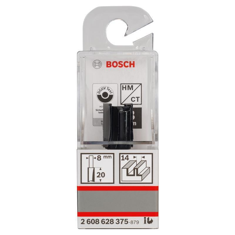 Bosch Fraises a rainurer droit 8 mm, D1 14 mm, L 20 mm, G 51 mm