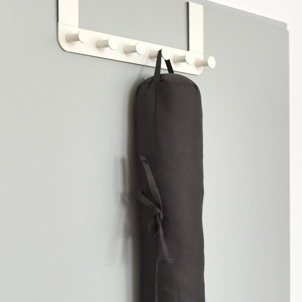 Beautissu Boudin Bas De Porte 90x10cm Anthracite Viento Fenetre Isolant Contre Les Courants Dair Froid 100 Coton