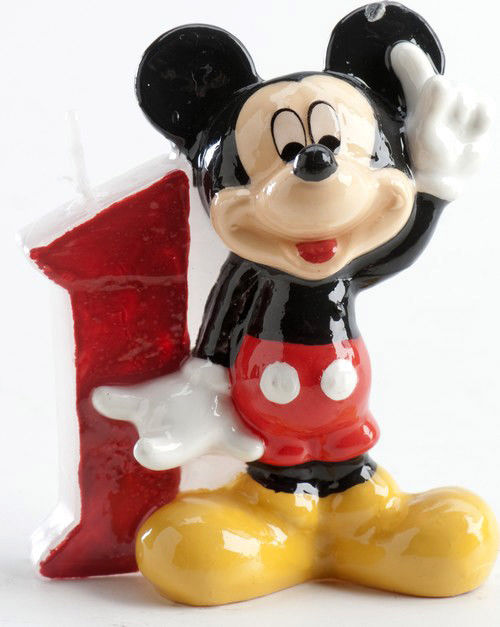 Dekora Bougie Chiffre Mickey N°1 35 G R...