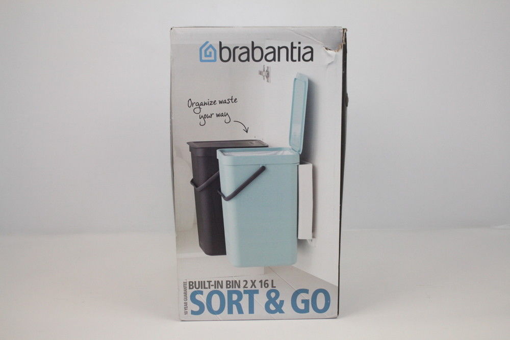 Brabantia Sort & Go 2x16l Poubelle Cuisi...