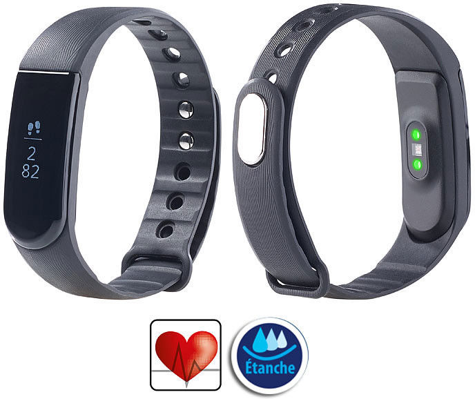 Pearl Bracelet Fitness Avec Bluetooth Et Cardiofrequencemetre - Premium