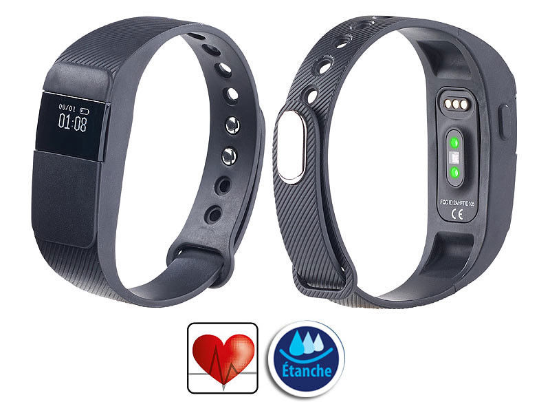 Pearl Bracelet Fitness Avec Bluetooth Et Cardiofrequencemetre - Basic