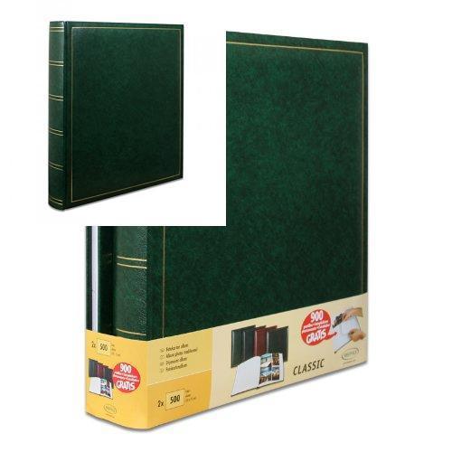 Album Photo Brepols Jumbo Simili Cuir Noir 100 Pages 500 Photos 10x15 Cm