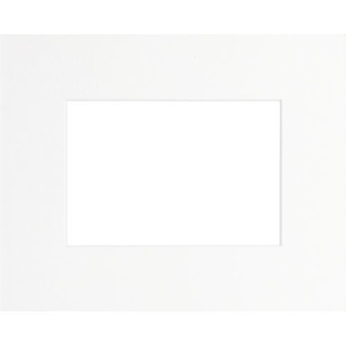 Passe-partout Blanc Brio - Format 40x50 Cm Ouverture 30x40 Cm