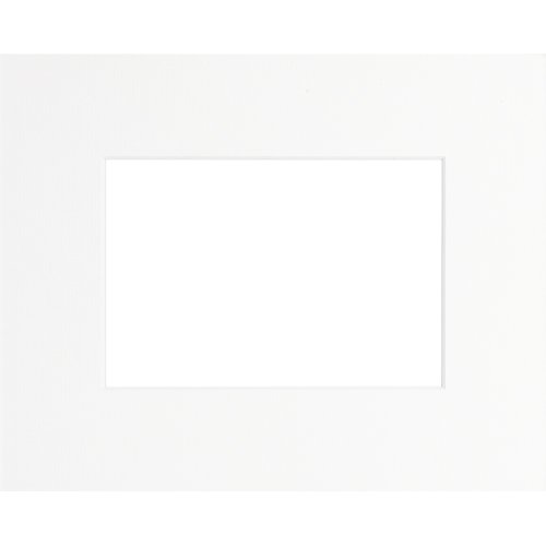 Passe-partout Blanc Brio - Format 50x70 Cm Ouverture 40x50 Cm