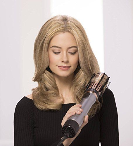 Remington As8810 Brosse Cheveux Rotative Soufflante Chauffante Volume Keratin Protect Soin Keratine Huile Damande