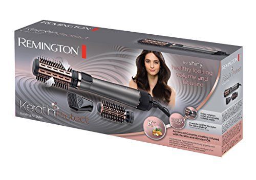 Remington As8810 Brosse Cheveux Rotative Soufflante Chauffante Volume Keratin Protect Soin Keratine Huile Damande