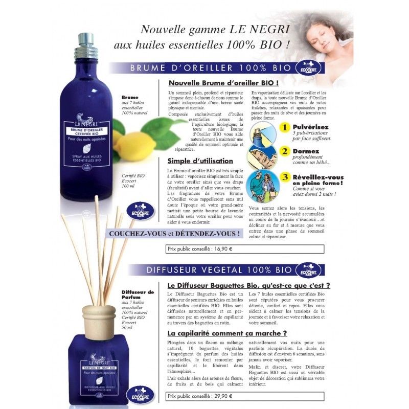 Nutriexpert Brume Doreiller Sommeil Bio 100ml