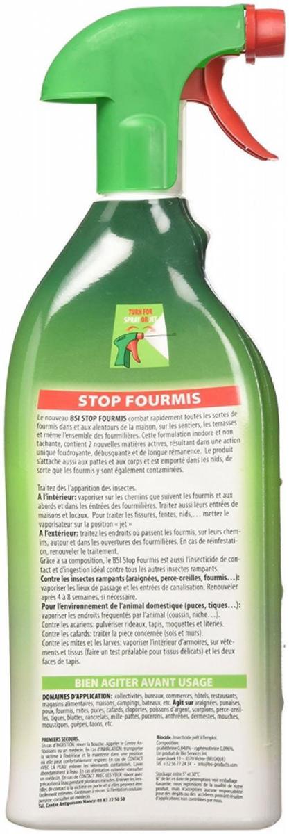 Bsi Stop Fourmis Insecticide Contre Four...