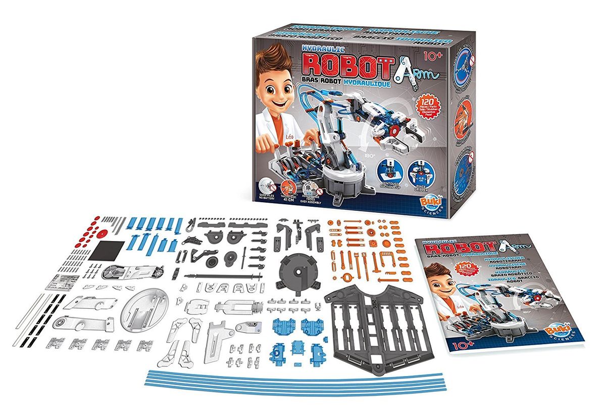 Experience Scientifique - Buki France - Bras Hydraulique - Mixte - À Partir De 10 Ans - 120 Pieces