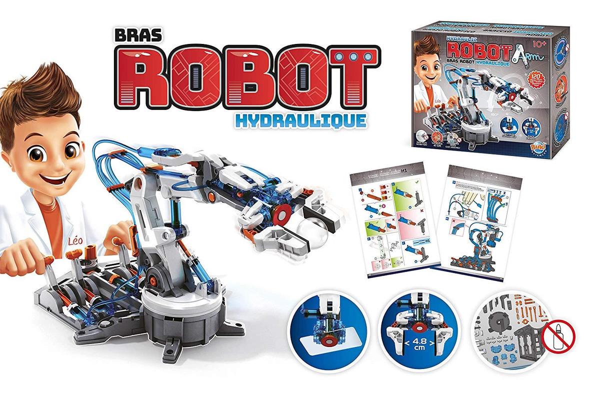 Experience Scientifique - Buki France - Bras Hydraulique - Mixte - À Partir De 10 Ans - 120 Pieces