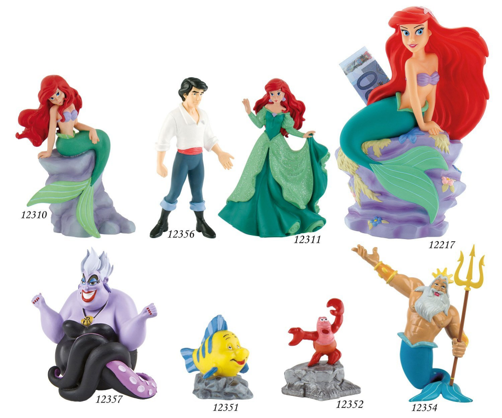 Figurine Ariel La Petite Sirene Disney 9 Cm Bully Fille 3 Ans