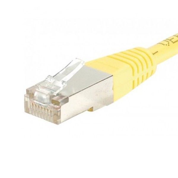 Manutan Cordon Rj45 CatÃ©gorie 6 F/utp Jaune - 10 M